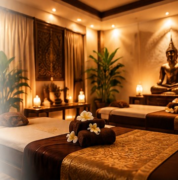Behandlungsraum im Star Thai Spa